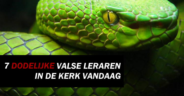 7 valse leraren in de kerk vandaag